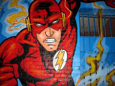 Action hero graffiti berlin