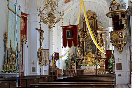 Catholic art church hall