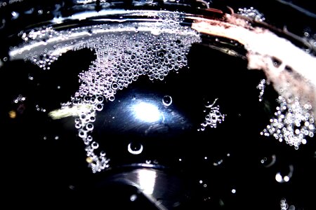 Black bubble dark