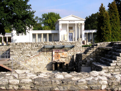 Archaeological park of the Aquincum Museum in Budapest, Hungary