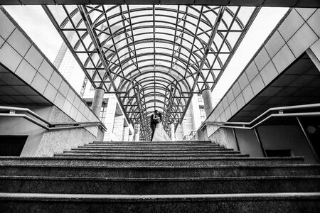 Stairs perspective architectural style photo