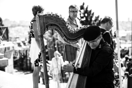 Harp old sacred heart