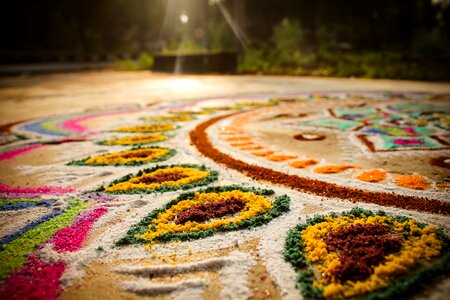 Indian hindu colorful photo