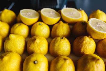 Fresh lemons photo