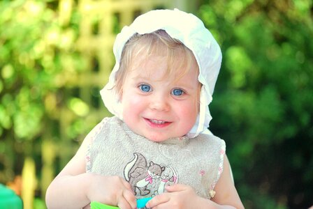Girl toddler cap photo