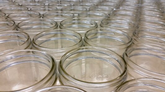 Glass jar container transparent photo