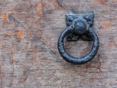 Doorknob entrance antique photo