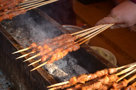 Kabob skewer outdoor