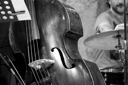 Double bass music drums photo