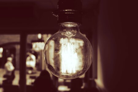 Light Bulb Large Vintage photo