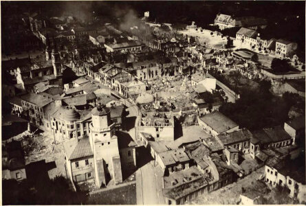 City of Wieluń, after bombing by the Luftwaffe during World War II