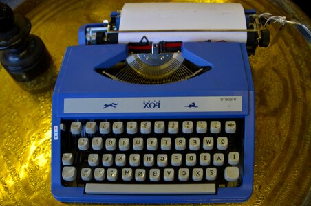 Typewriter portable business photo