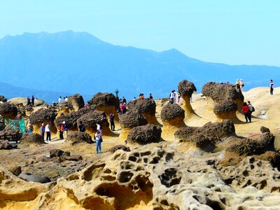 Beautiful rock formations nature