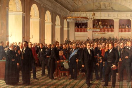 National Constitutional Assembly adopting the Constitution of Denmark