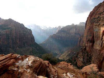 A view in Zion National Park Utah photo