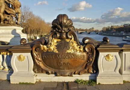 Bridge of Alexandre III in Paris photo