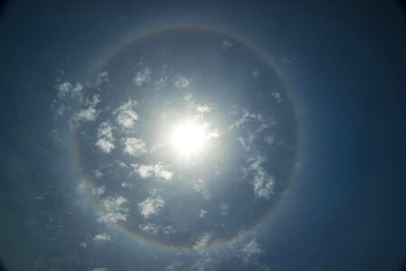 Sky circle clouds photo