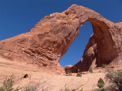Stone arch erosion sandstone
