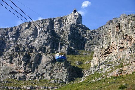 Table mountain south africa cable car photo