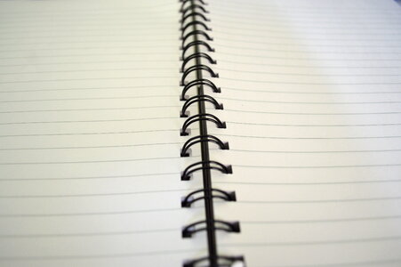 Spiral Binding Notebook Paper