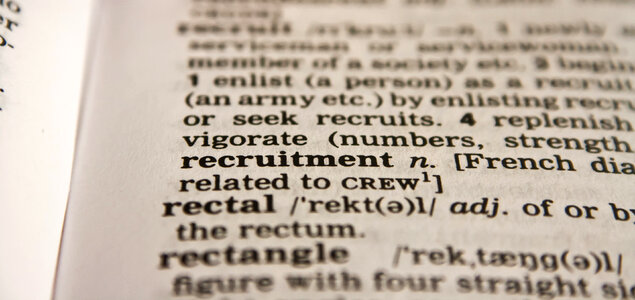 Recruitment Word Dictionary photo