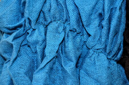 The background blue color