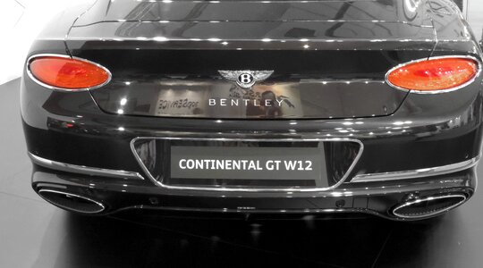Black elegant sedan