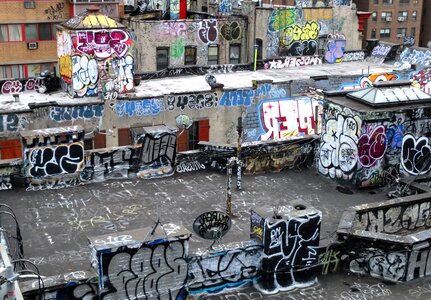 Art graffiti street