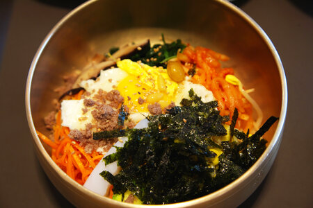bibimbap , korean dish