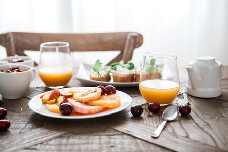 Healthy Homemade Breakfast or Brunch photo