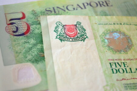 Singapore Five Dollars photo