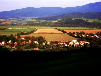 Nature outside village photo