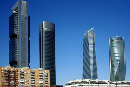 Towers in Madrid photo