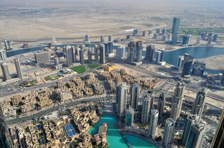 Cityscape of Dubai, United Arab Emirates UAE