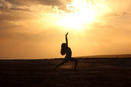 Sunset dance dancer photo