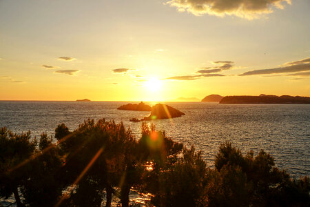Dubrovnik Sunset, Croatia photo
