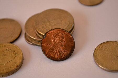 Lincoln Face Coin