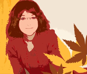 Cutout paper brown