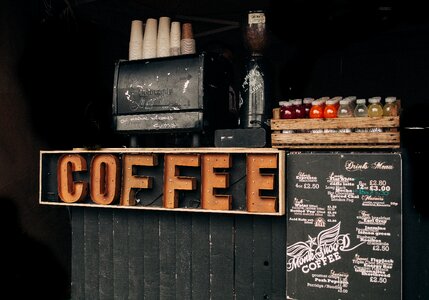 Coffee Sign photo