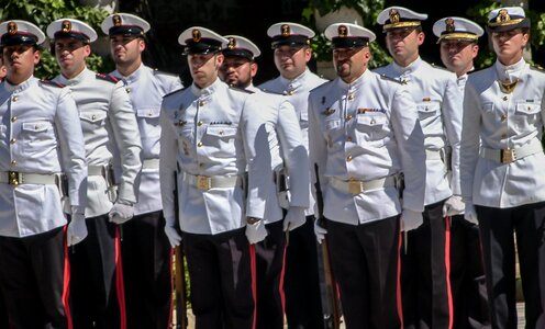 Parade hoisting uniform