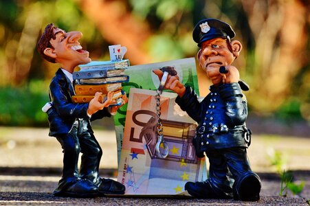 Handcuffs scam tax consultant photo