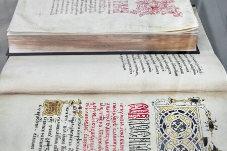 Book graphic medieval