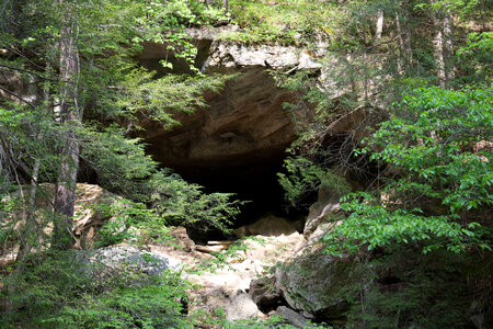 Cave opening at Carters Cave