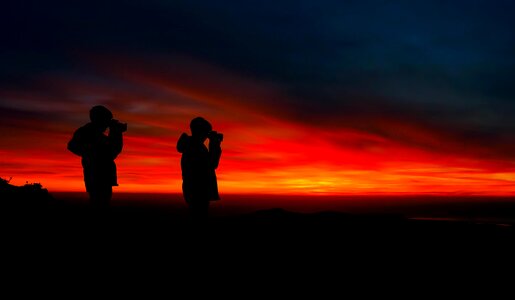 Atmosphere backlight beach photo