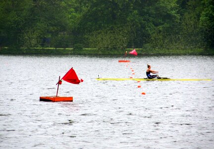 Athlete canoe competition photo