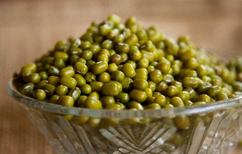 Golden gram beans green photo