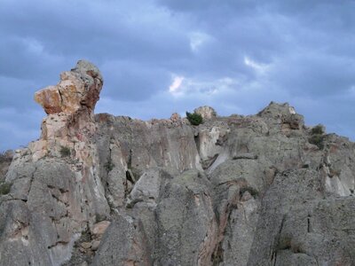 Landscape nature face
