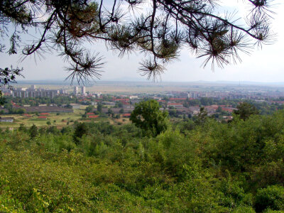 Panoramic View of Yambol, Bulgaria from Borovetz