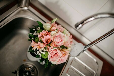 Flowerpot sink kitchen