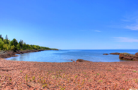 Lake Superior Bay in the Upper Peninsula, Michigan photo